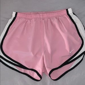 nike pink athletic shorts